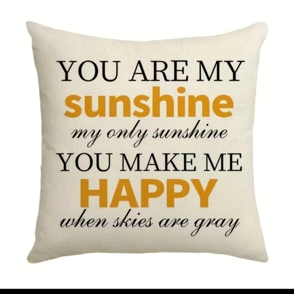 unbranded Other - New you are my sunshine home decor pillow case accent